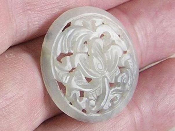 Ornament 4 Lotus roundel – (4092)